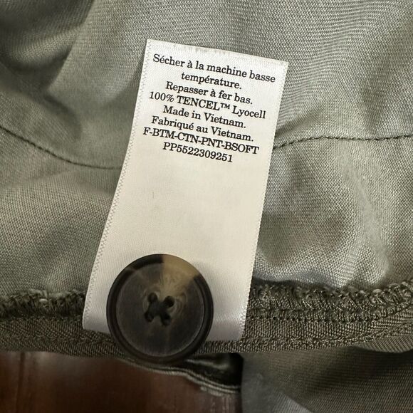 EVERLANE The Chino Buttersoft Pants Kalamata HR Tapered Relaxed - Picture 11 of 14